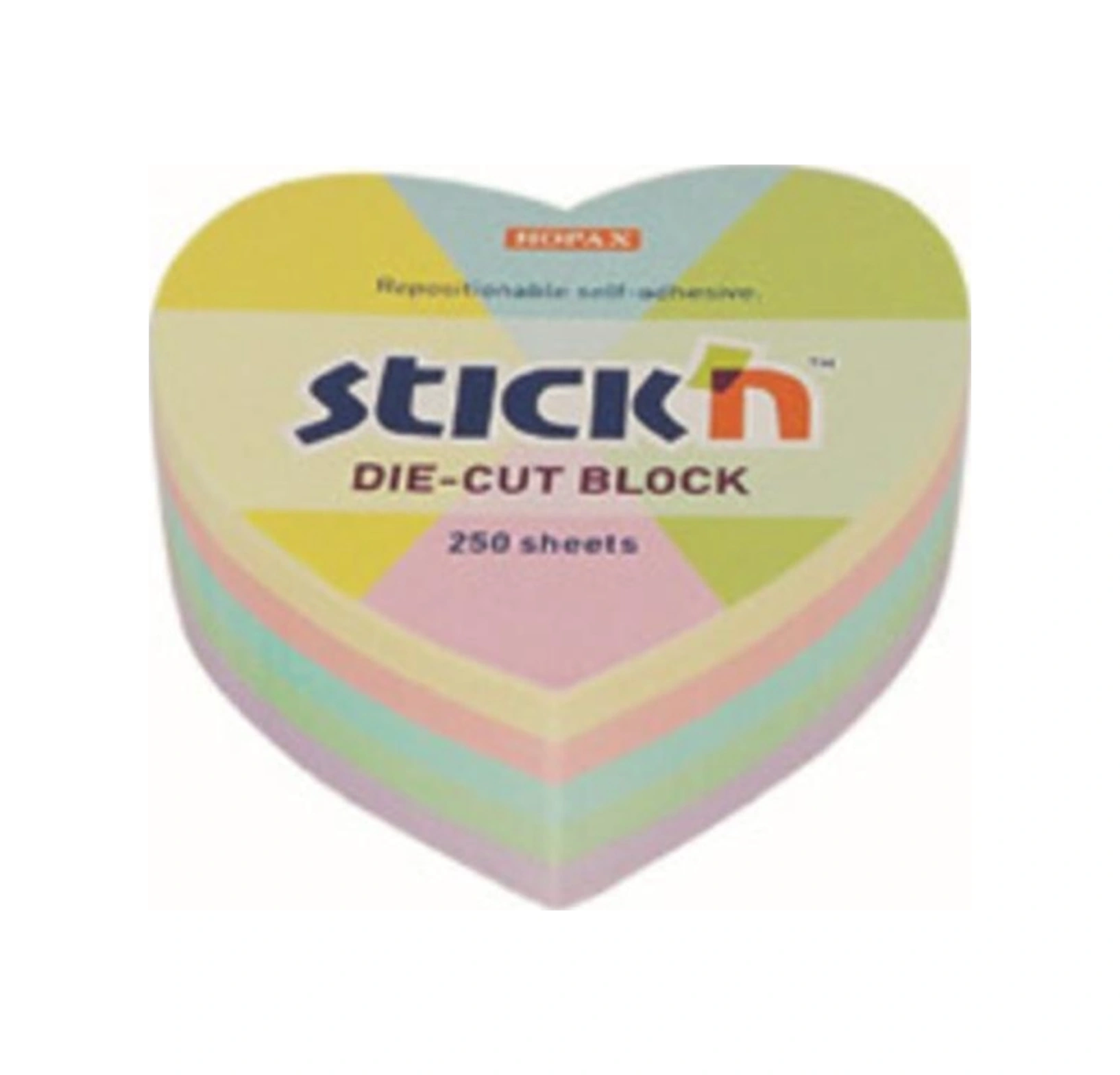 Stickn 64x67 Pastel Kalp Ypşkn Notblok 250y