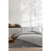Özdilek Natural Line Battal Boy Nevresim Takımı Gri