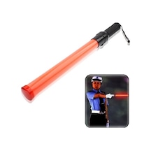 Sones Güvenlik Trafiği 3 Modlu Kontrol Alarm Fonksiyonlu Kırmızı Led Baton, Uzunluk: 53,5 Cm Kırmızı