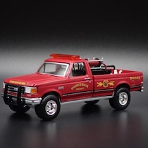Greenlıght 1990 Ford F-250 Pıckup Truck Smokey Bear Serıes 31/64 Model Araba