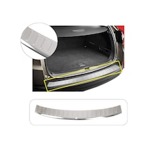 Renault Megane 3 Sw Uyumlu 2008-2016 Krom Arka Tampon Üstü Koruma Paslanmaz Çelik
