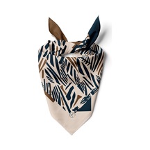 Orman Yansımaları Desen 55x55cm Bandana/fular Çok Renkli