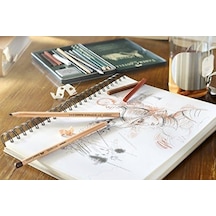 Monochrome Eskiz Pastel Burnt Umber 103 Ivory