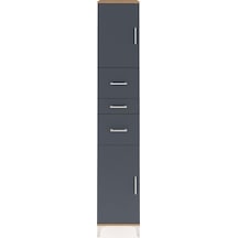 Hyperion Dolap 3 Raflı 3 Çekmeceli 2 Kapaklı 44x44x243 Çam-an... Çam