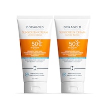 Doragold SPF 50+ Leke Karşıtı Çok Yönlü Güneş Kremi 2 x 50 ML
