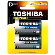 Toshiba Lr20 High Power Büyük Boy D Pil 2'li