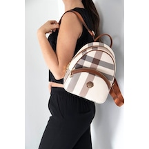 Silver & Polo Silver Polo Kadın Sırt Çanta 945 Krem - Taba
