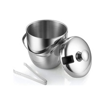 Jialan Buz Kovası, Yalıtımlı Paslanmaz Çelik Çift Duvarlı Buz Gümüş