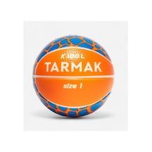 Tarmak Mini Sünger Basketbol Topu - 1 Numara - Turuncu / Mavi - K100