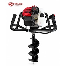 Mitashi Pro MTB EURO5 52CC Benzinli Toprak Burgu Makinesi - 20 CM