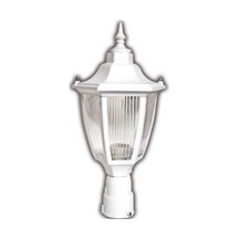 Altıgen Yuvarlak Direk Üstü Bahçe Armatürü - Lambası 4-6 Cm Çapında Yuvarlak Borular İçin Uygun. Diğer