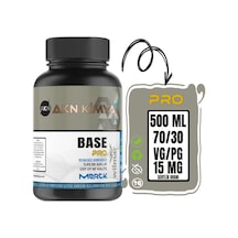 Pro Base 500 Ml Vg Pg 70-30 15 Mg/ml Bitkisel Gliserin Base E422