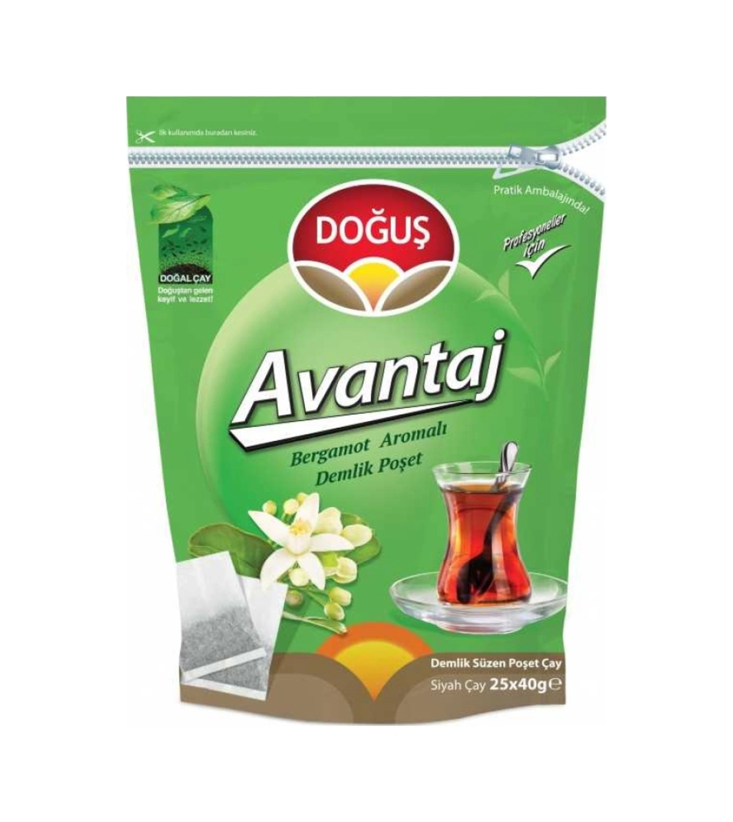 Avantaj Bergamot Aromalı Demlik Çay 25x40 Gr