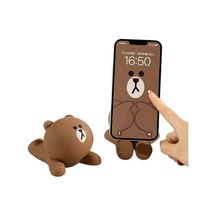 Muduan Karikatür Sevimli Araba Tutucu Başucu Ofis Masaüstü Cep Telefonu Tutucusu Sarı Yok Dikiz Aynası Pav9w2