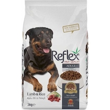 Reflex Kuzu Etli ve Pirinçli Yetişkin Köpek Maması 3 KG