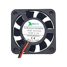 Xmer 40X40X10Mm 24V 0.10A 3 Kablolu Fan