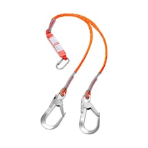 Küre 1 Ee-07/102 Çift Bacaklı Alüminyum Kanca Karabinalı Lanyard
