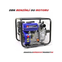 Dbk Benzinli Su Çekme Motoru 7Hp 3 Lük Güçlü Su Motoru