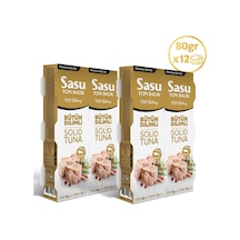 Sasu Klasik Ton Balığı Bütün Dilim 12 x 80 G