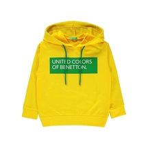 Benetton Çocuk Sweatshirt Bnt-g0165 T Sarıı