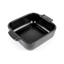 Peugeot Appolia Kare Fırın Kabı Satin Siyah 18 Cm Çok Renkli