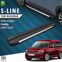 S-dizayn Vw Caddy 3 Uzun Şase S-line Aluminyum Yan Basamak 223 Cm 2004-2020 A+ Kalite