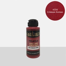 Cadence Premıum 120 Ml 4350 Crimson Kırmızı Akrilik Boya