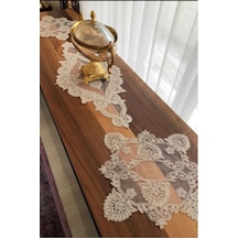 Salon Takımı 3 Parça Yemek Masası Örtüsü Sehpa Örtüsü Çok Renkli
