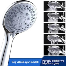 Eternal Luck Duş El Duşu Beş Seviye Gümüş