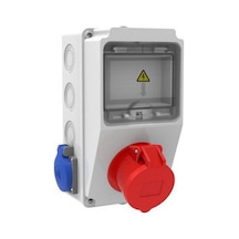Bemis Bd1-2118-2020 5/16a. 380v. 1 Ad. Ön 1/16a. 220v. 2 Ad. Yan Prizli
