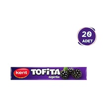 Kent Tofita Stick Şeker Böğürtlen 47gr (20'li Paket