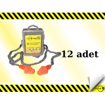 Lorex Lr-ep24 Çam Tipi Kordonlu Kulak Tıkacı 12 Adet