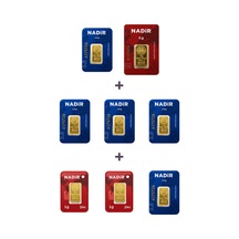 Nadir Gold 24 Ayar 19,5 Gram Altın 1 Ad 5 Gram Altın + 5 Ad 2,5 Gram Altın + 2 Ad 1 Gram Altın