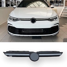 Autogp Vw Golf 8 Ön Panjur Izgara Ledli 2020+ Cmvwgo8lpnj