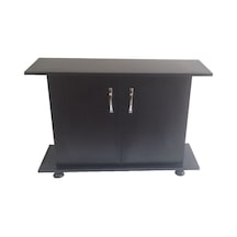 Kanki Pet Mdf Akvaryum Düz Sehpa Siyah 80 CM
