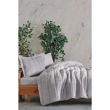 Elart Velvet Kadife Comfort Set Modern Uyku Seti Tek Kişilik Gümüş 2 Parça