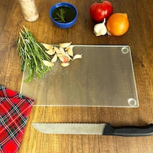 Cam Kesme Tahtası - Cam Kesme Tablası Satina Mat Cam, 17cm X 29cm Genel