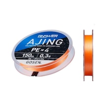 Gosen Answer Ajing Pe4 Örgü Lrf İpi 150mt Coctail Orange