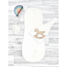 Mjolk Bebek Kundak, Şapka Ve Tırnak Koruyucu 386287033 Sütlü