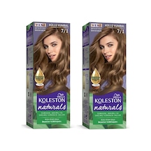 Hubrendy Tedarik Naturals Saç Boyası Küllü Kumral 7/1 2x Paket