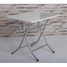 Evistro Katlanır Ahşap Mutfak Ve Balkon Masası Beyaz 70X110Cm Evistro Katlanır Ahşap Mutfak Ve Balkon Masası Beyaz 70X110Cm