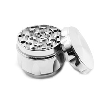 Silver 55 mm. Tütün Baharat Herbal Öğütücüsü Parçalayıcı pz39slv