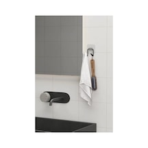 İki Adet Yapışkanlı Metal Kancalı Duvar Askısı, Mutfak Ve Banyo Kullanımı İçin 12 Izgara