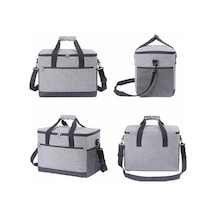 Novahub Dayanıklı Oxford Kumaş Soğutucu Çanta, 30l, Plaj, Piknik İçin İdeal Bej Bej