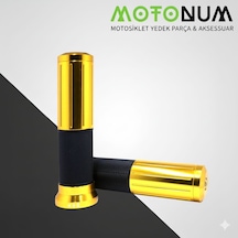 Cf Moto Nk 250 Silikon Destekli Metal Elcik Takımı-sarı-el07886