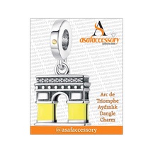 Arc De Triomphe Aydınlık Dangle Charm Asafaccessory Sarı