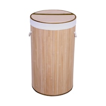 Deconox El Yapımı Hasır Katlanır Çamaşır Sepeti Yuvarlak 60 Litre 35cm 35cm 61cm , Doğal Malzemeden Sku: Smg8690010592347 40 x 19