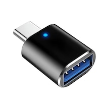 Işıklı Otg Flash Bellek Usb Type C Okuyucu Çipli Bellek Okuyucu Ve Dönüştürücü Usb Type C Otg