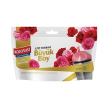 Koroplast Gül Kokulu Büyük Boy Çöp Torbası Pembe 65 x 80 CM