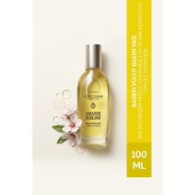 Badem Vücut Bakım Yağı, %50 Tatlı Badem Yağı İçeren Besleyici Ve Nemlendirici, Omega 6 Ve 9, 100 Ml